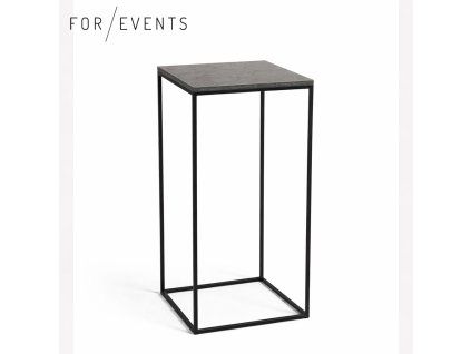 Koktejlový stolek černá / beton