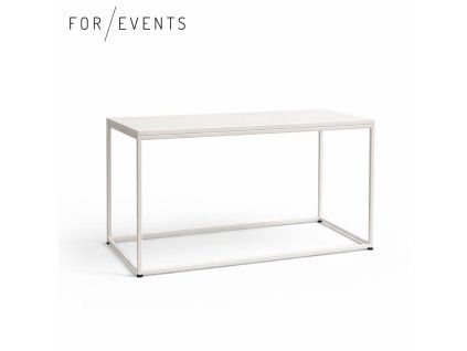 Konferenční stolek 80x40 cm bílá / bílá