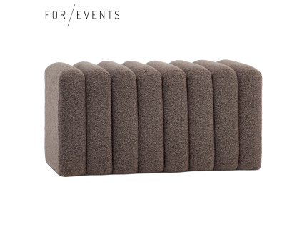 Lavice Bislev tmavě písková