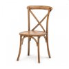 Židle dřevěná hnědá X