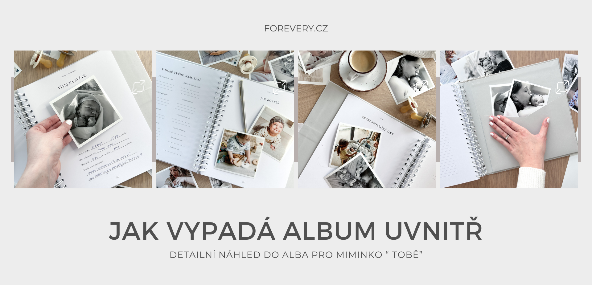 Jak vypadá vzpomínková kniha pro miminko uvnitř