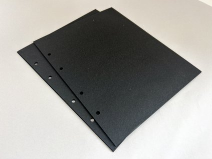 Extra listy do alba pro miminko a čtvercového fotoalba - černé