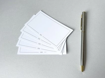 karticky na poznamky