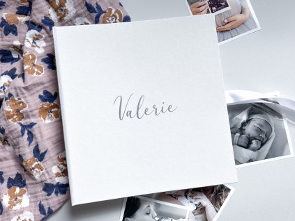 Personalizované album se jménem miminka dárek k narození dítěte album O tobě