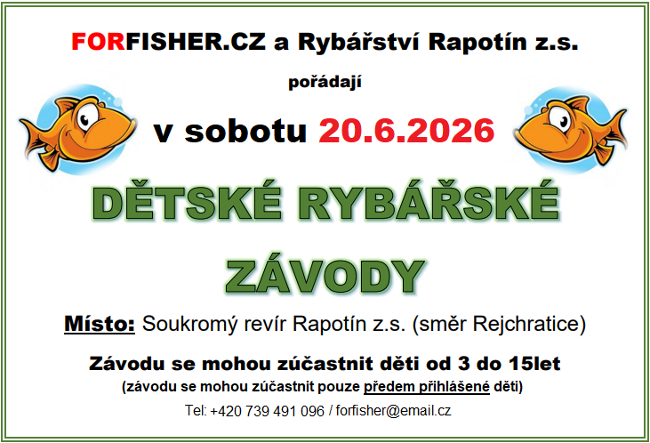Nový ročník Dětských rybářských závodů FF 2026