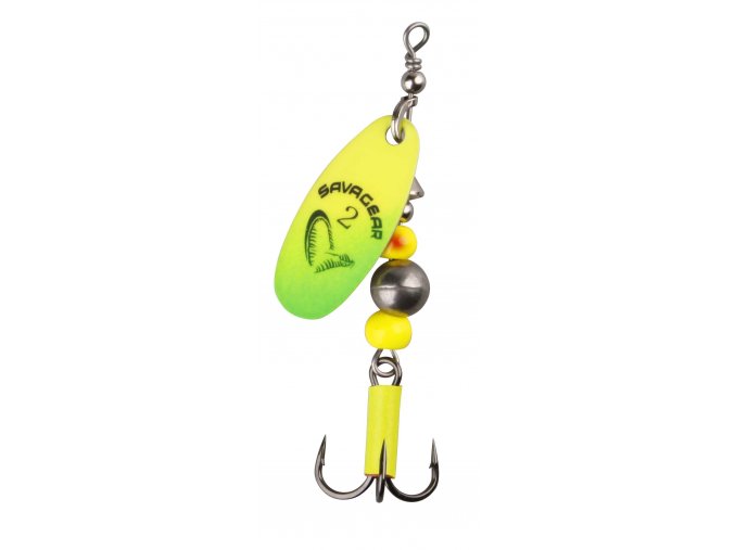 42310 SG Caviar Spinner #2 Fluo Yellow Chartreuse