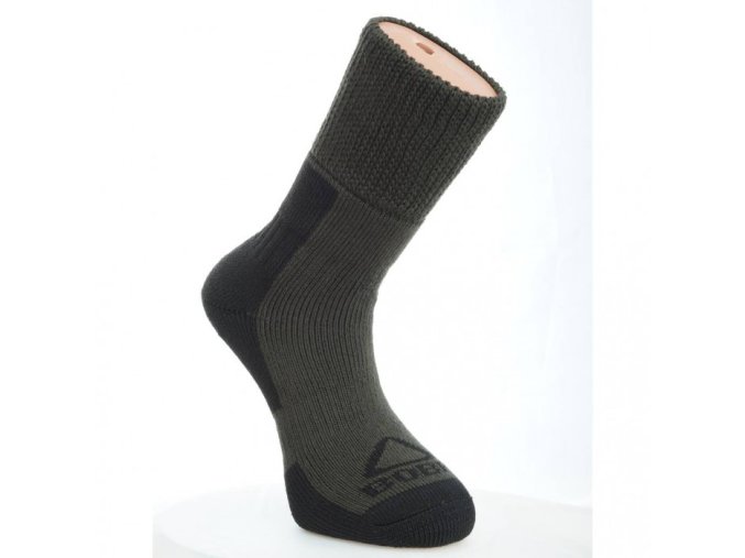 Ponožky BOBR zimní - khaki