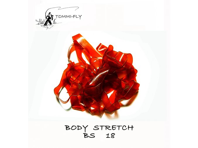 Body stretch 4mm červená 18