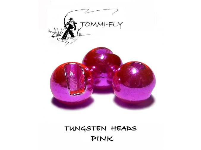 Tungsten head 3,0mm, UV fluo pink