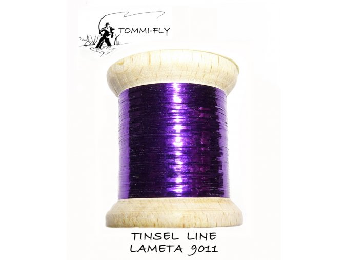 Tinsel line Lameta fialová 12m 11
