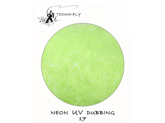 NEON UV Dubbing fluo zelená světlá 17