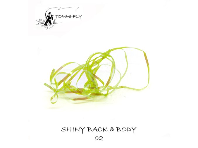 Shiny back & body fluo zelená 2
