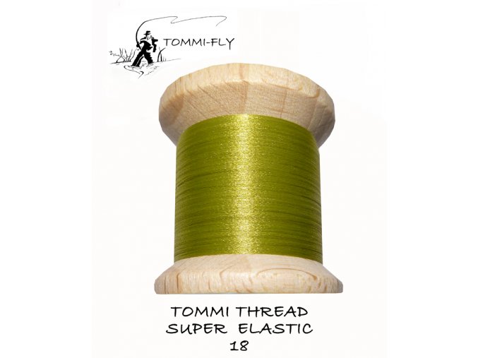Tommi thread Super Elastic zelená 80m 18