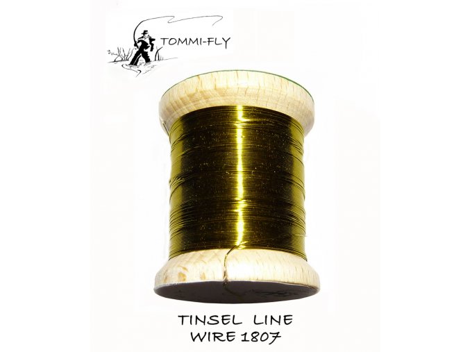 Tinsel line Wire olivová 12m 7