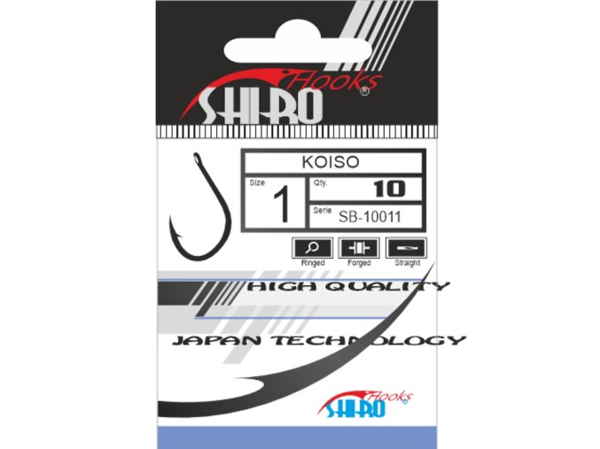 Mistrall háček Shiro Koiso s očkem 4 10ks3