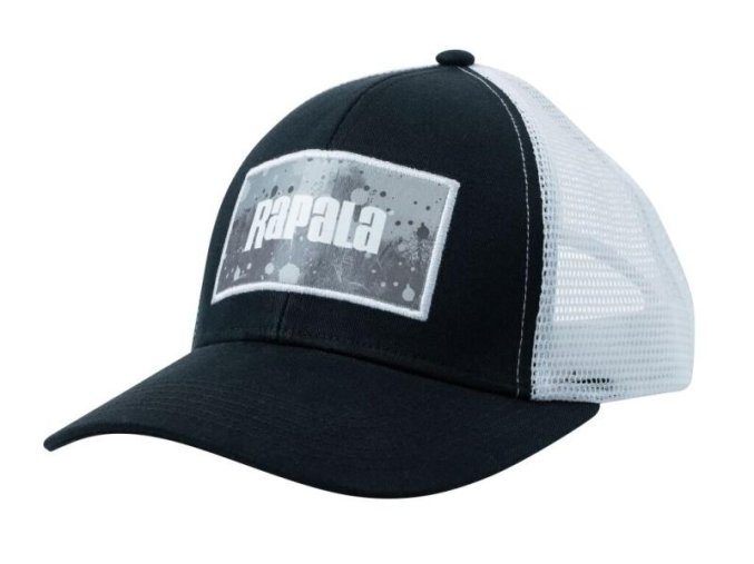Kšiltovka Rapala Cap Splash Trucker Black Grey