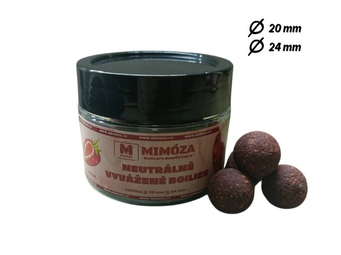 Neutrálně vyvážené boilies Jahoda