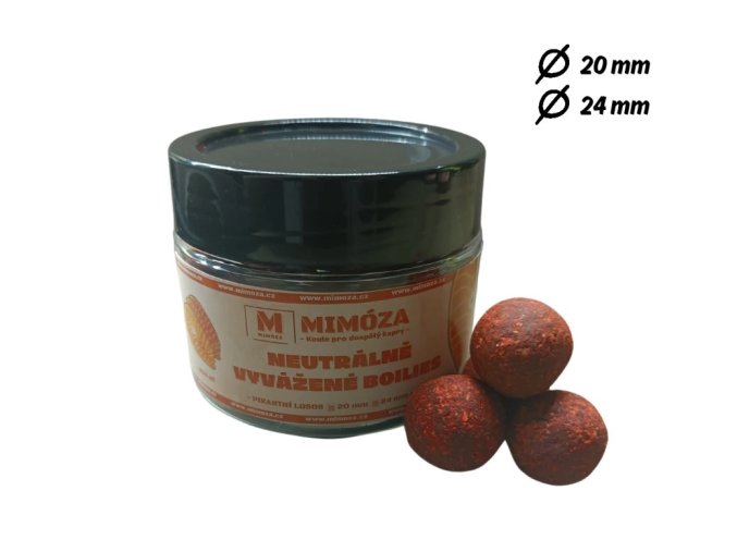 Neutrálně vyvážené boilies Pikantní losos