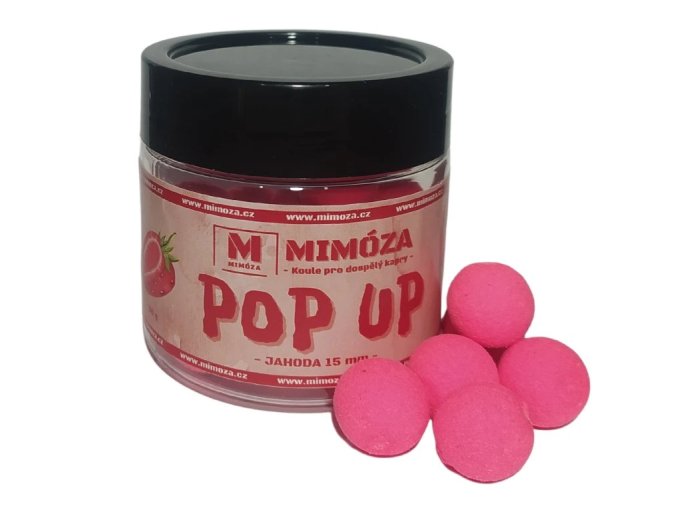 Fluo Plovoucí boilies Jahoda