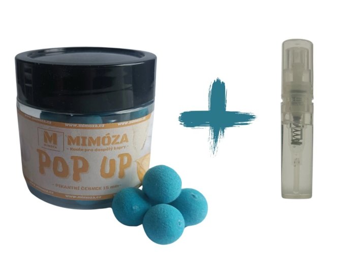 Fluo Plovoucí boilies + Esence Česnek