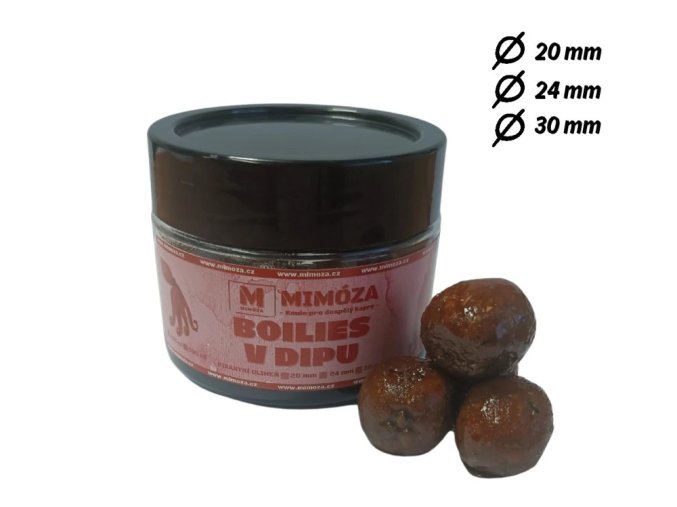 Dipované boilies Pikantní oliheň3