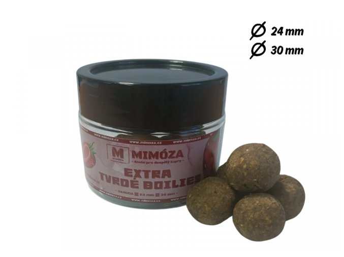 Mimóza Extra tvrdé boilies Jahoda