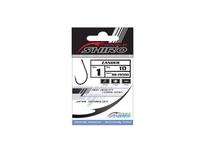 Mistrall háček Zander Velikost 10, 10 ksbal2