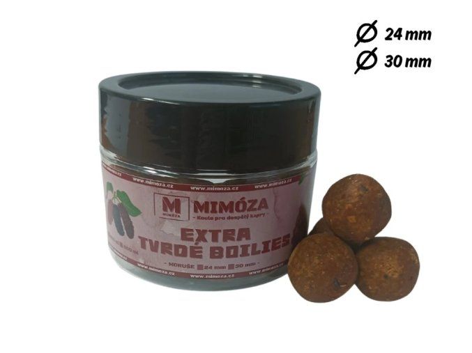 extra tvrdé boili moruše