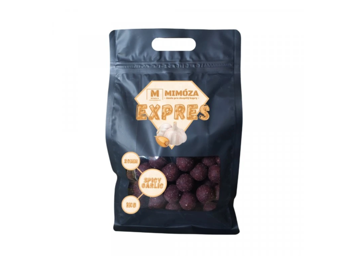 Chytací boilies E3 Pikantní česnek