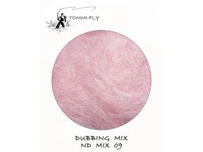 Dubbing mix růžová 09