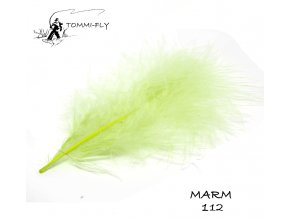 Premium Marabou světle neonově zelená 112