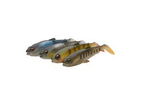 SG Craft CANNIBAL Paddletail 6,5cm 4g clear water mix 4pcs