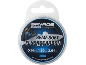 SG SEMI Soft FluoroCarbon LRF 30m 0.14mm 1,2kg 2,64lb clear