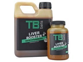 TB Baits Liver Booster Squid Strawberry 250ml