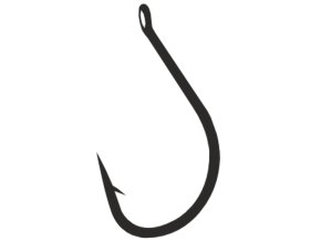 Mistrall háček Shiro Idumezina s očkem 6 black nickel 10ks
