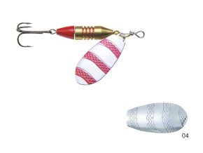 Mistrall rotační třpytka VIBRESO vel. 1, 8g, barva 04