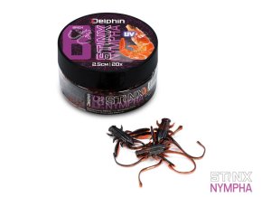 Umělá nástraha Delphin B! Stinx NYMPHA 20ks 2.5cm BRICK2