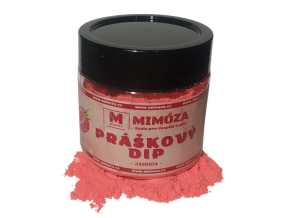 práškový dip jahoda