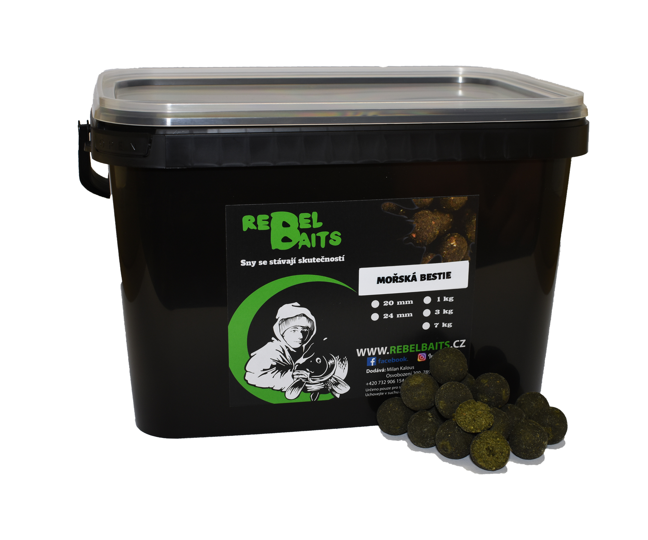 Boilies - Mořská bestie 3kg 20mm