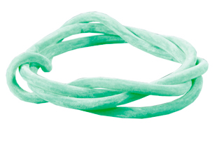 ENERGO TEAM guma na prak 4,0x2,0mm fluo zelená 60cm