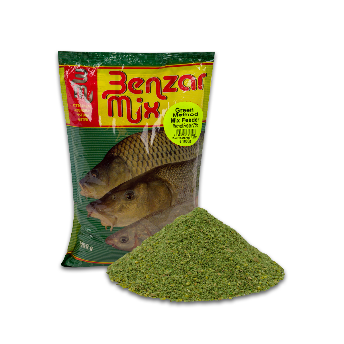 BENZAR MIX krmná směs Method Feeder zelený 1kg