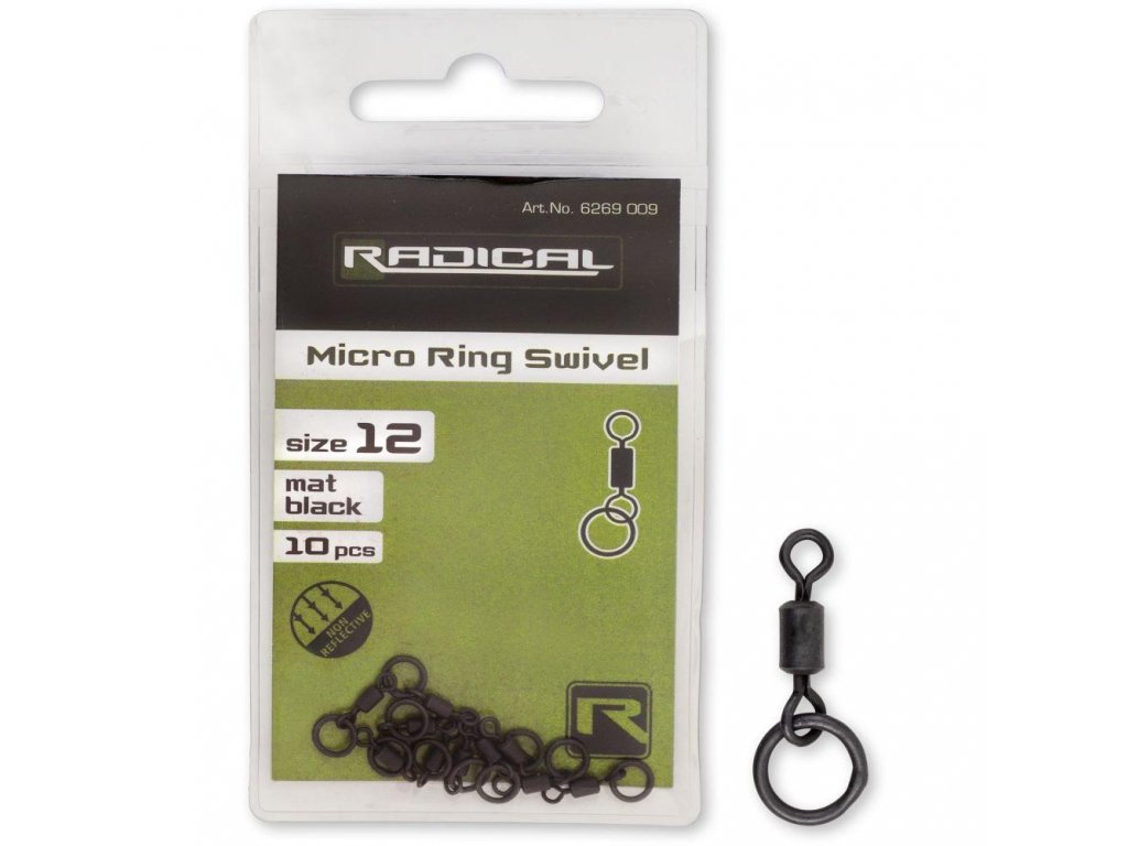 Radical Micro Ring Swivel mat black non reflective 12