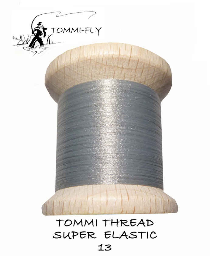 Tommi thread Super Elastic - šedá 80m
