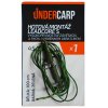UC11 Hotova montaz leadcore s vysokopevnostni zaveskou a rychlovymennym obratlikem 45 lbs 100 cm zelena