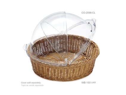 GET Designer Polyweave Baskets Béžový kulatý koš na chléb