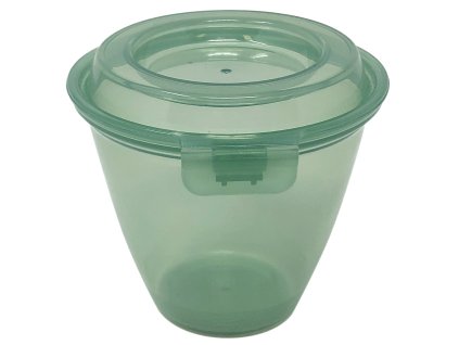 GET Eco-Takeouts zelená krabička na přílohy nebo omačky se sklopným víkem