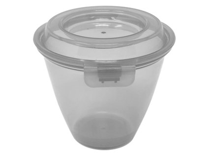GET Eco-Takeouts Průhledná krabička na přílohy nebo omačky se sklopným víkem