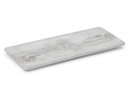 GET Madison Avenue Melaminový obdélníkový servírovací talíř, 36,9 x 15,25 cm, Vzor bříza