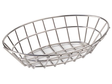 GET Wire Baskets Nerezový oválný košík