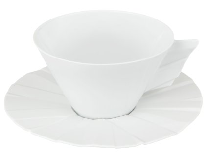 Vista HORECA Matrix Glazovaný čajový šálek s podšálkem